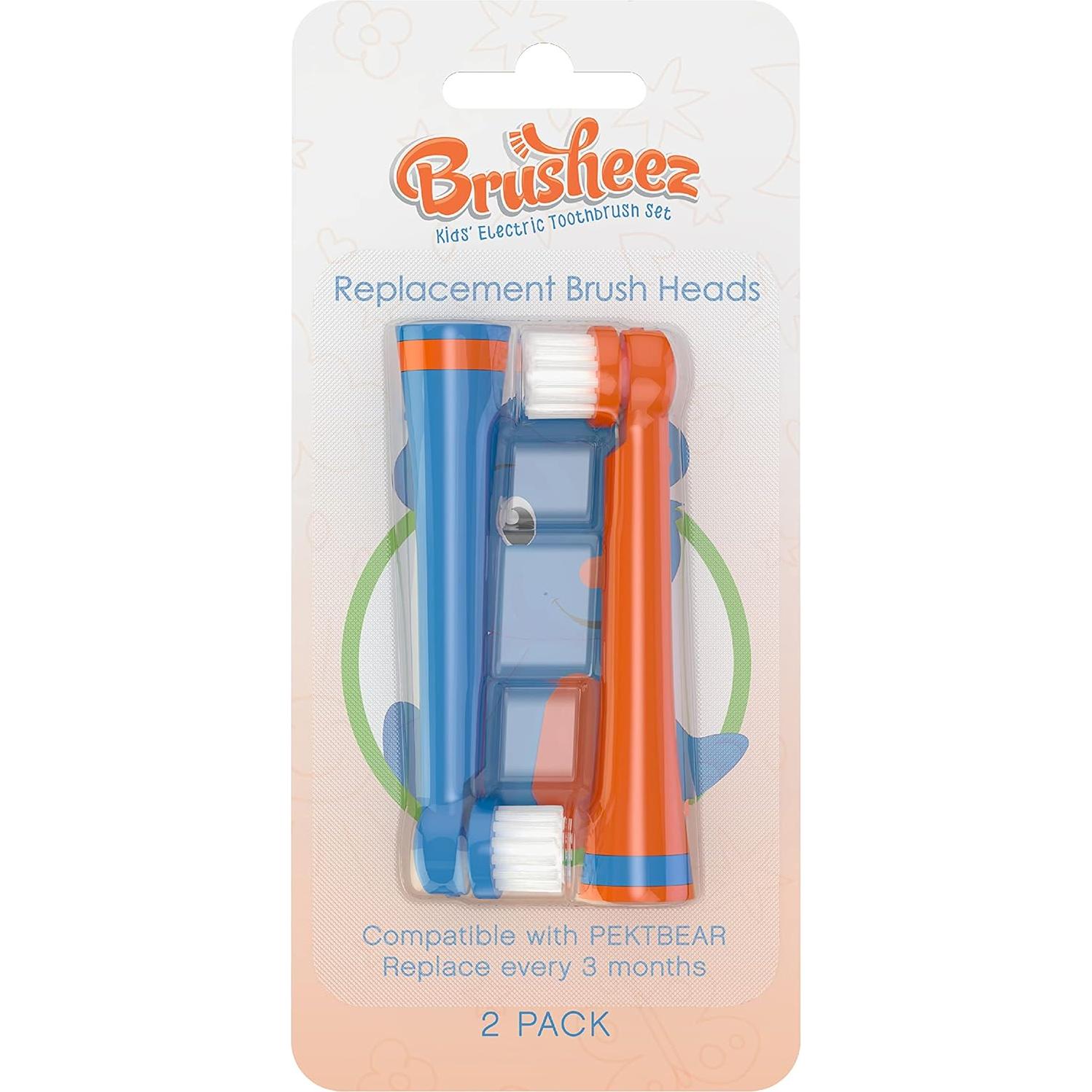 Cabezas de cepillo de repuesto Brusheez Buddy el oso - 2 unidades