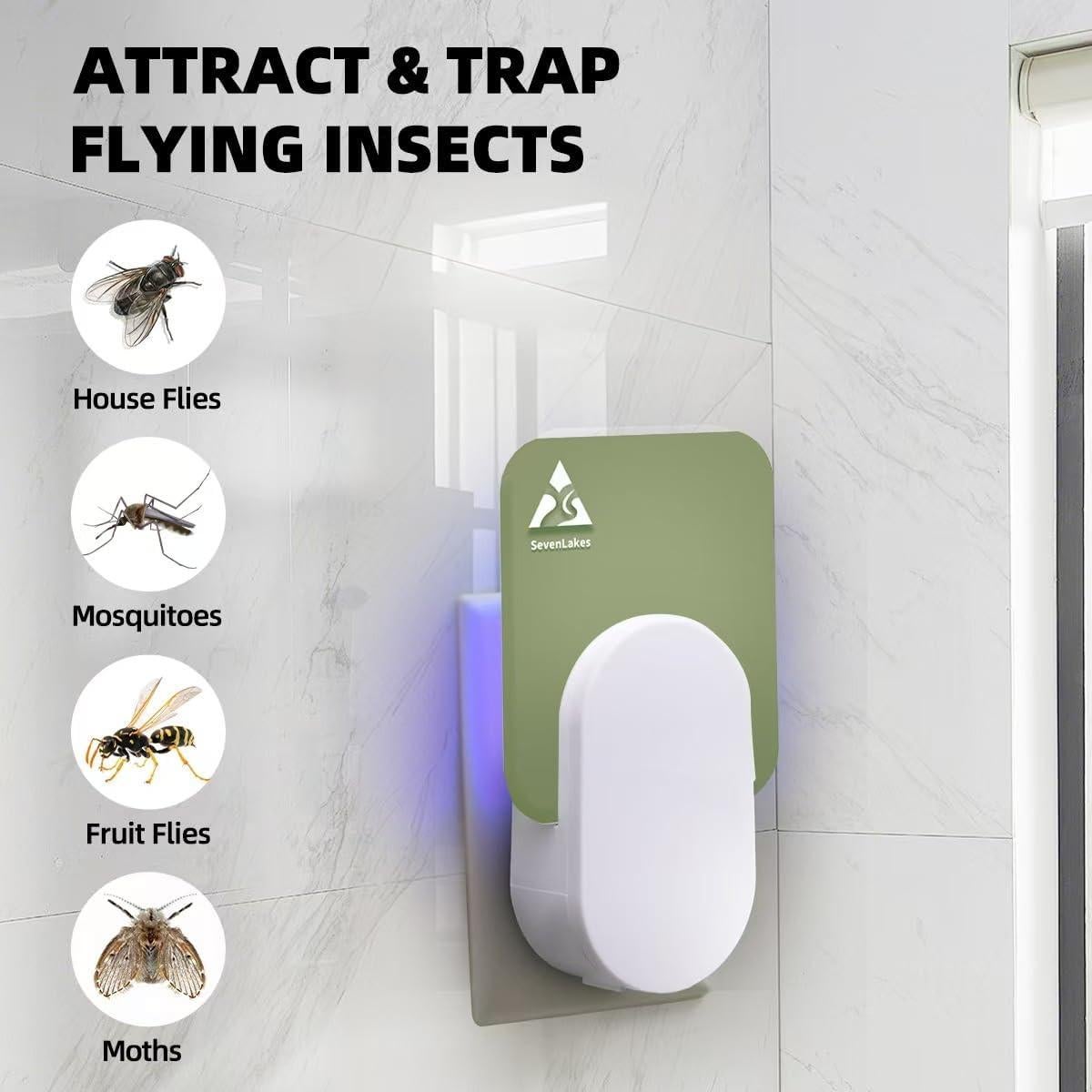 36 Tarjetas Adhesivas Reemplazo Safer Home y Dynatrap Verde Matcha