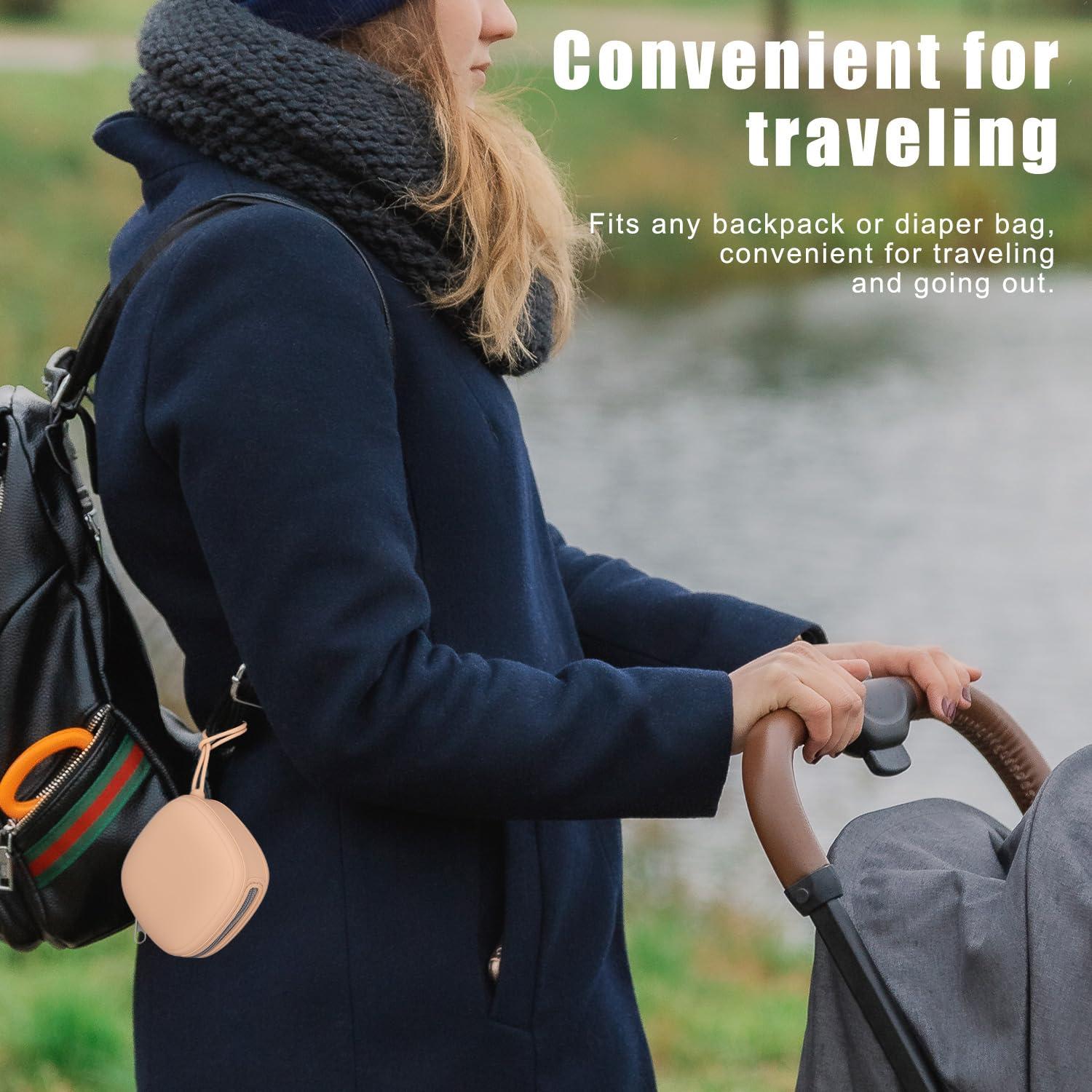 Funda de Chupete de Silicona Swelive 2 Piezas Libre de BPA