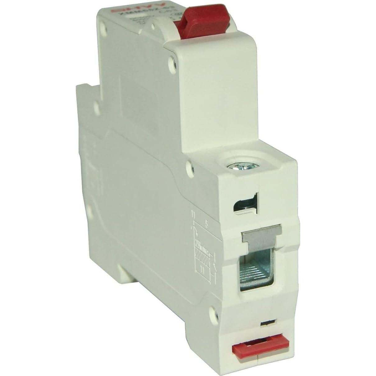 Disyuntor Miniatura DC 6A 500V 1 Polo Haozheng para Sistema Solar