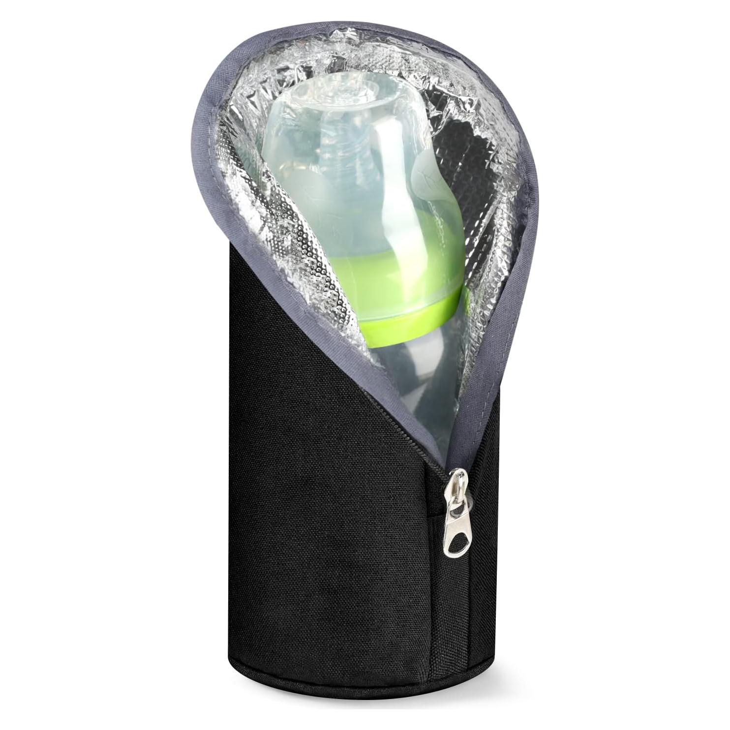 Bolsa Térmica Aislante Accmor para Botellas de Bebé Negra