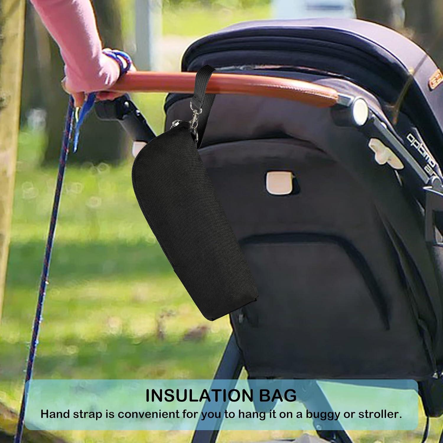 Bolsa Térmica Aislante Accmor para Botellas de Bebé Negra