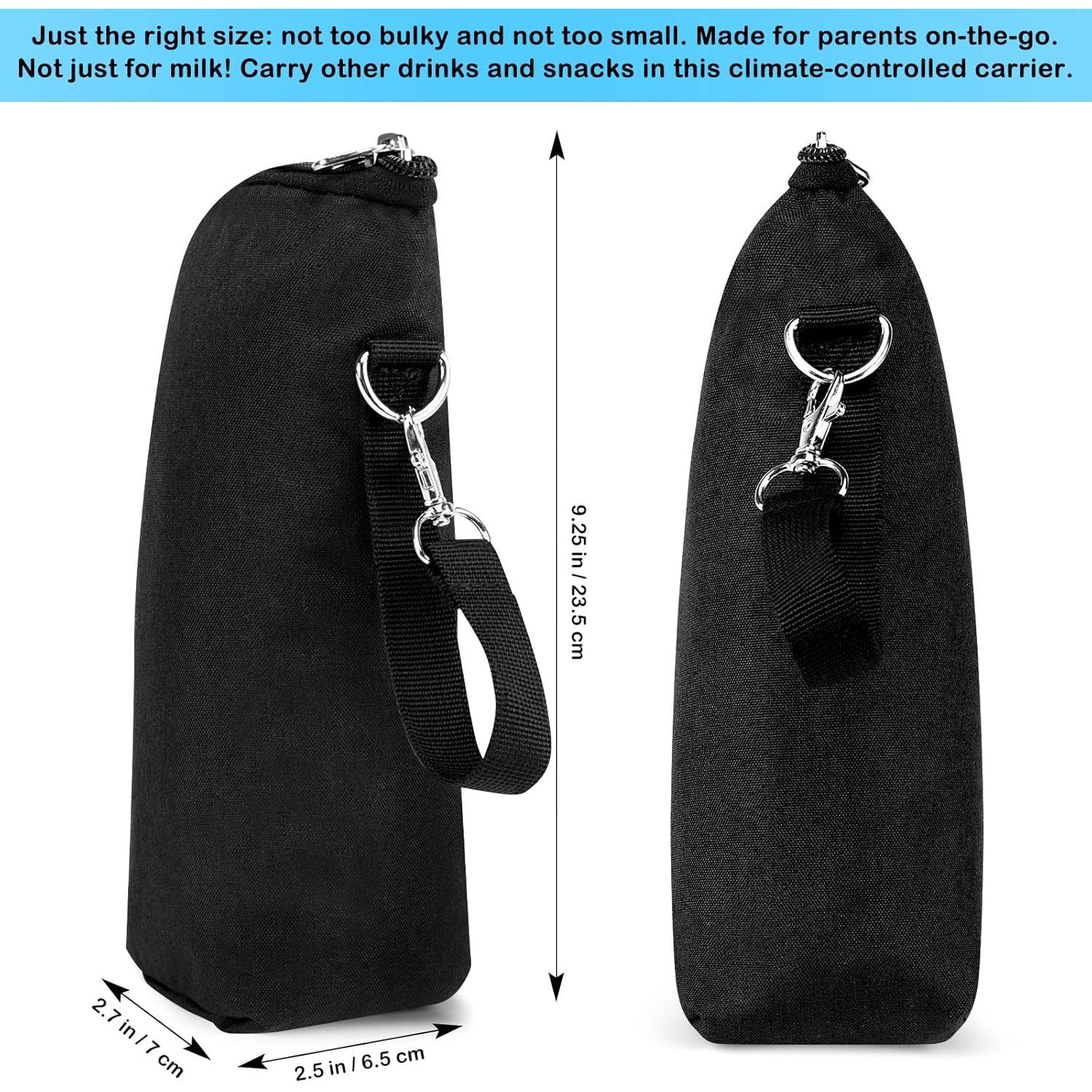 Bolsa Térmica Aislante Accmor para Botellas de Bebé Negra