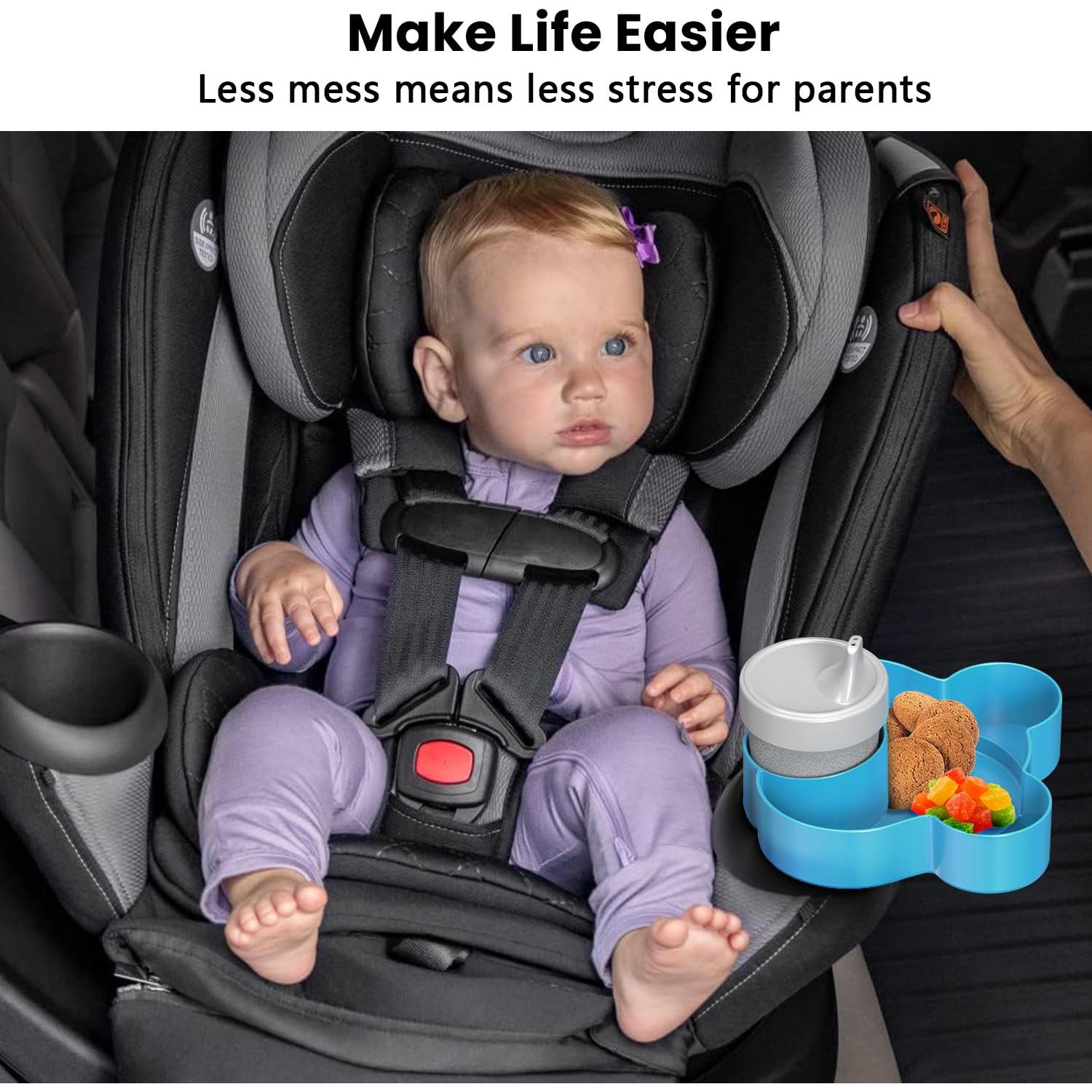 Bandeja de Snacks para Asiento de Auto BlueOrigin - Oso Azul