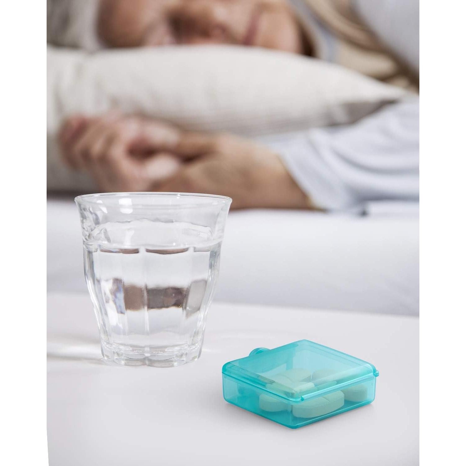 Caja de Pastillas Sukuos 3 Piezas Portátil para Viaje