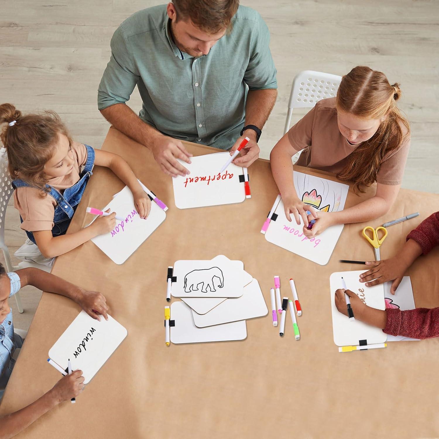 2 Mini Tableros Blancos Doble Cara Affrolling 12.7x17.8cm