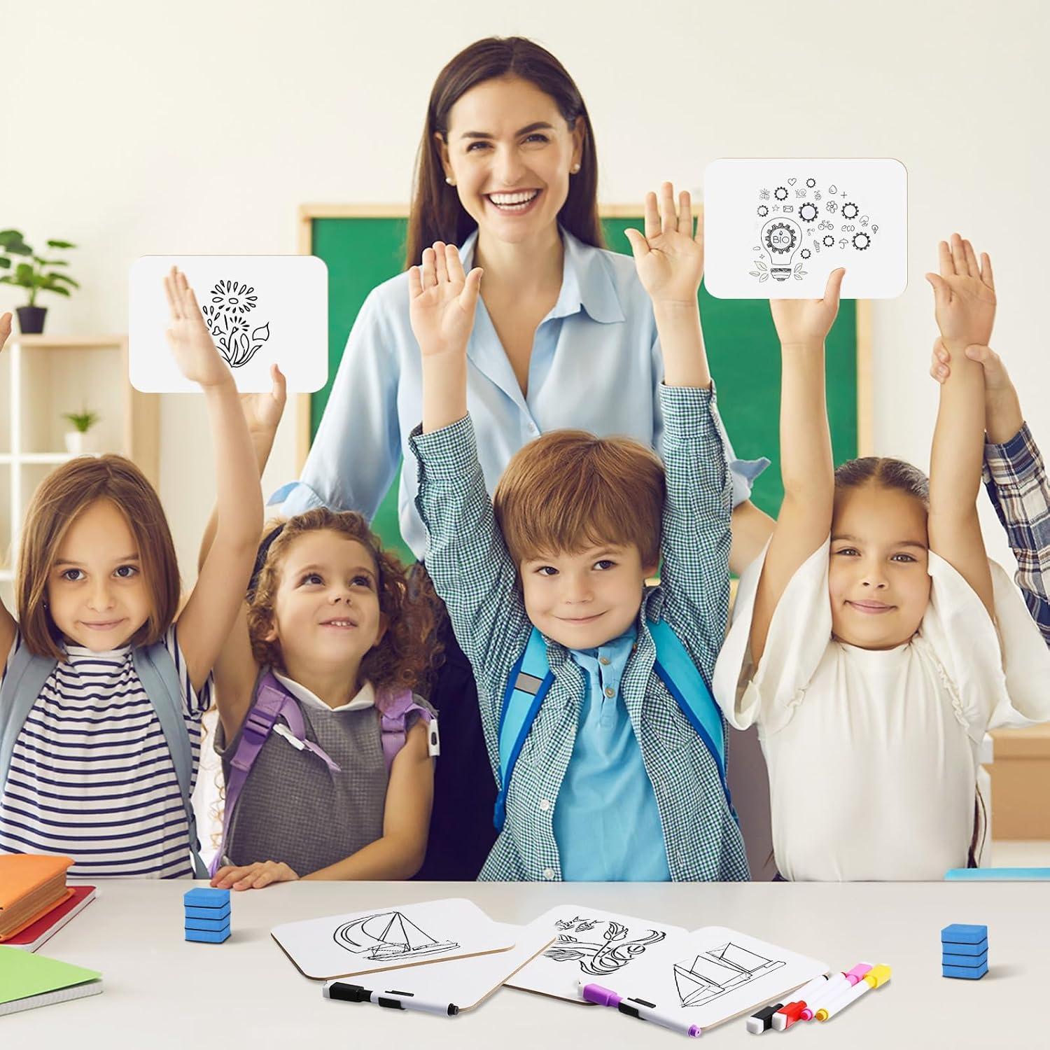 2 Mini Tableros Blancos Doble Cara Affrolling 12.7x17.8cm