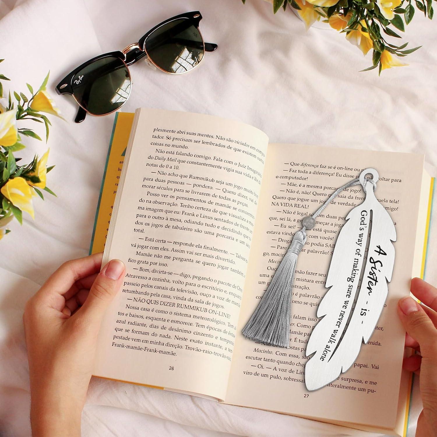 Marcador de Pluma de Metal Vivopisew con Mensaje Inspirador