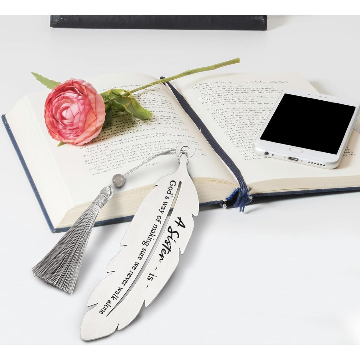 Marcador de Pluma de Metal Vivopisew con Mensaje Inspirador