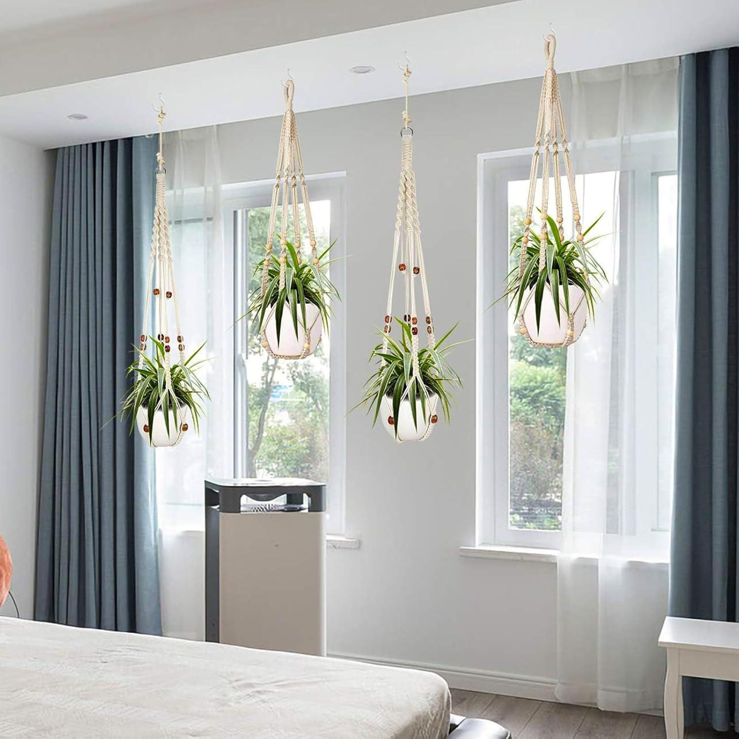 Soporte Colgante para Plantas DANELYNN de Algodón 89.9 cm