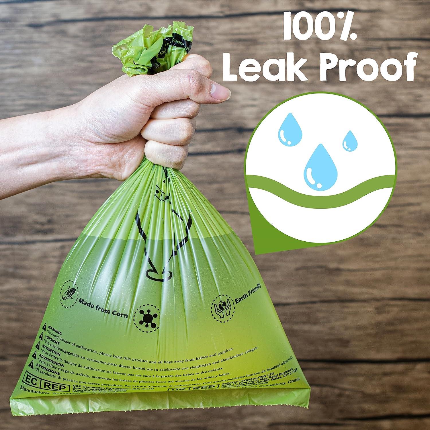 Bolsas de Excremento para Perros YORJA 360 Rollos Ecológicas