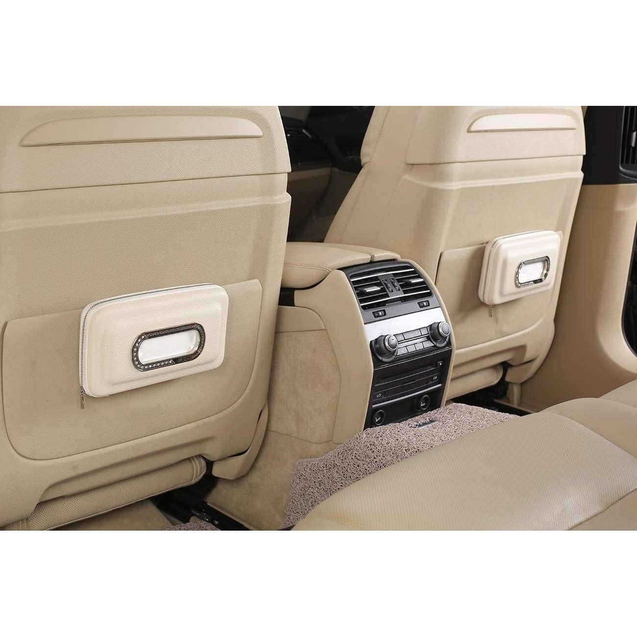 Soporte de Tejido para Coche Cartisen Beige Cuero PU 22.86x11.43cm