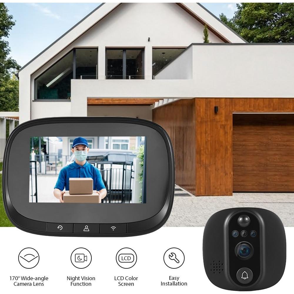 Cámara de Timbre Video Inteligente Swokely 4.3" WiFi