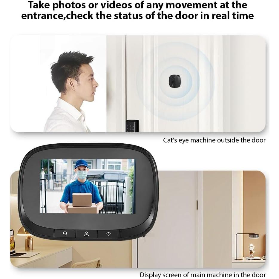 Cámara de Timbre Video Inteligente Swokely 4.3" WiFi