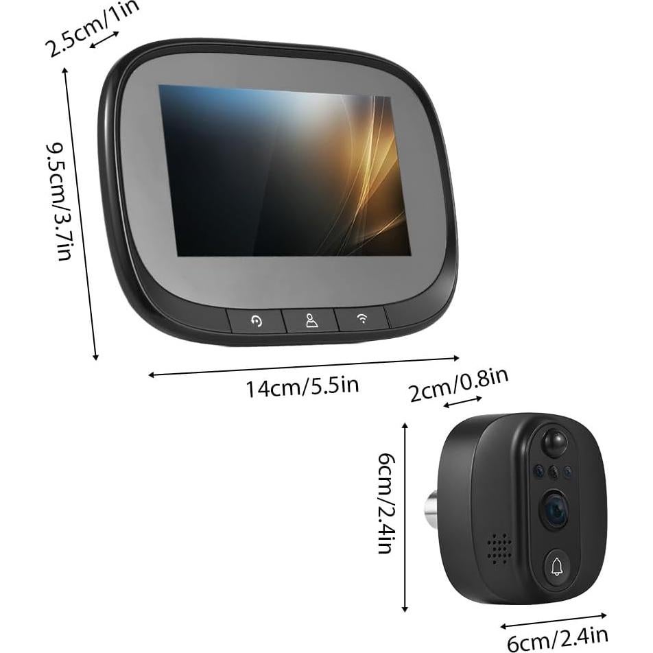 Cámara de Timbre Video Inteligente Swokely 4.3" WiFi