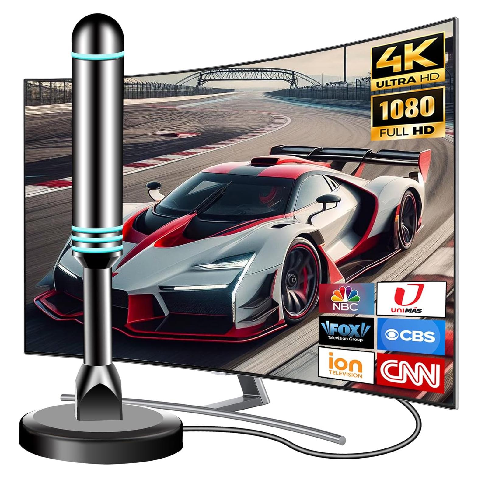 Antena Digital Interior ApexWaveTV AP011-2 4K HDTV 360°