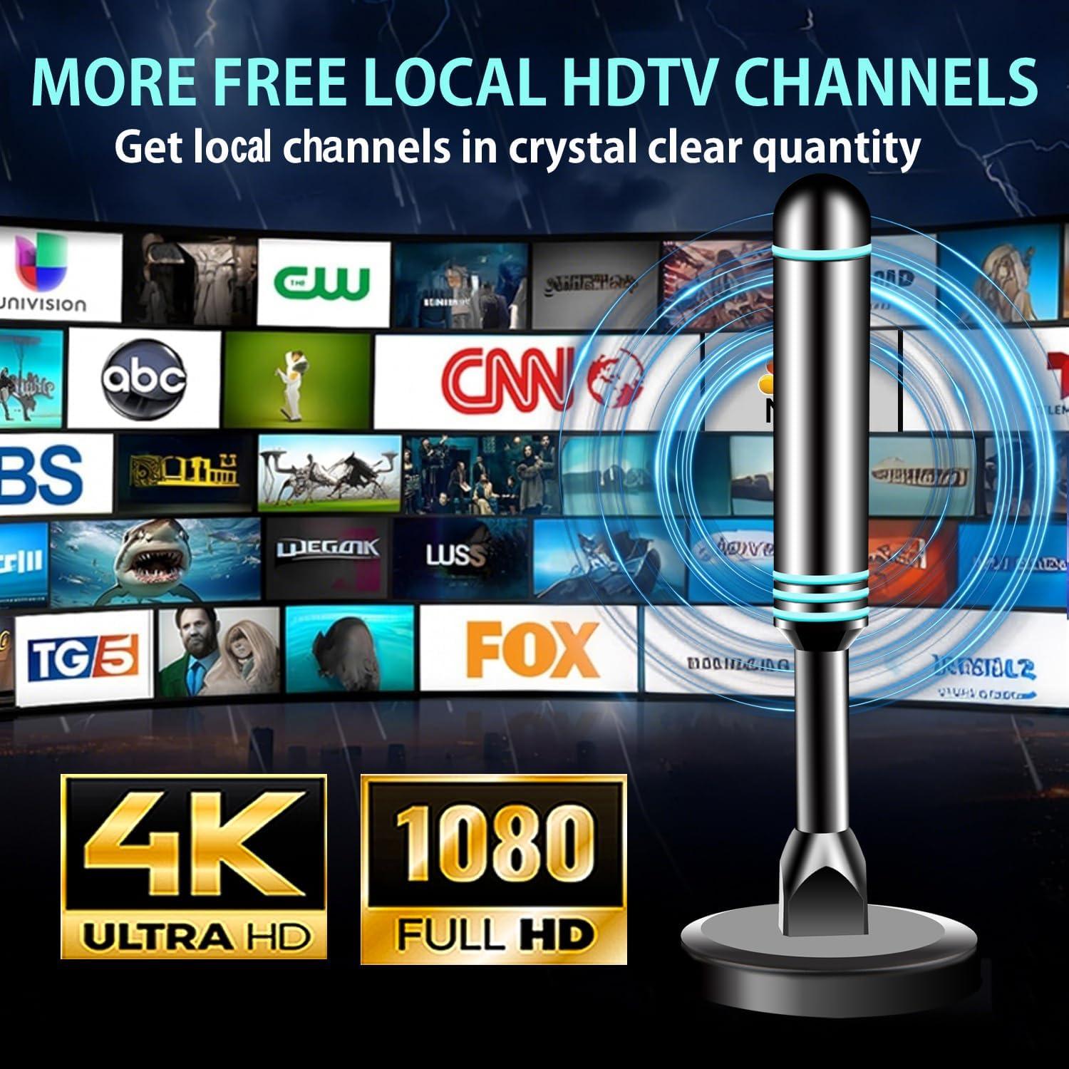 Antena Digital Interior ApexWaveTV AP011-2 4K HDTV 360°