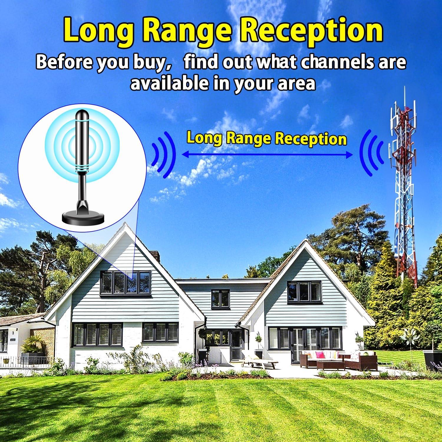 Antena Digital Interior ApexWaveTV AP011-2 4K HDTV 360°