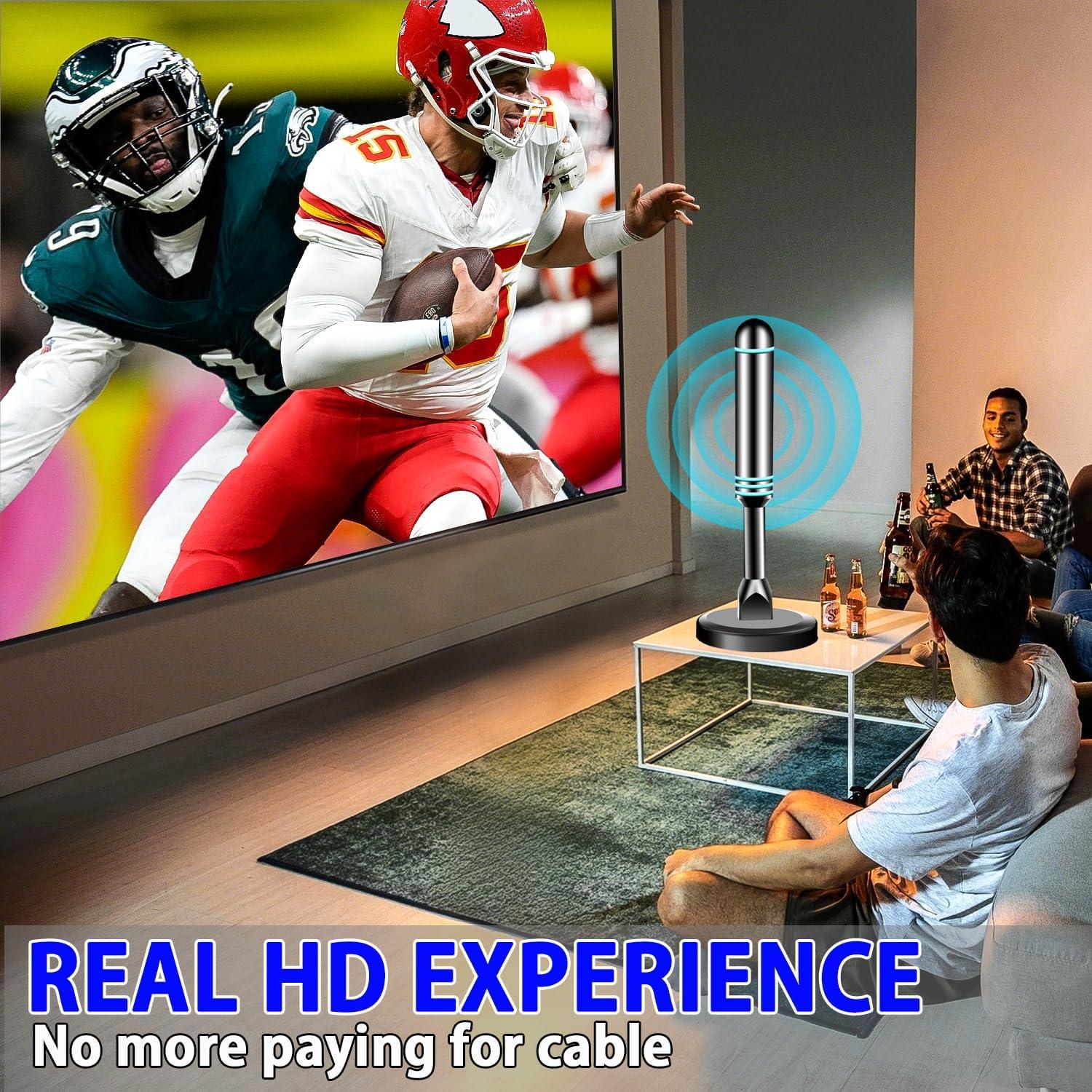 Antena Digital Interior ApexWaveTV AP011-2 4K HDTV 360°