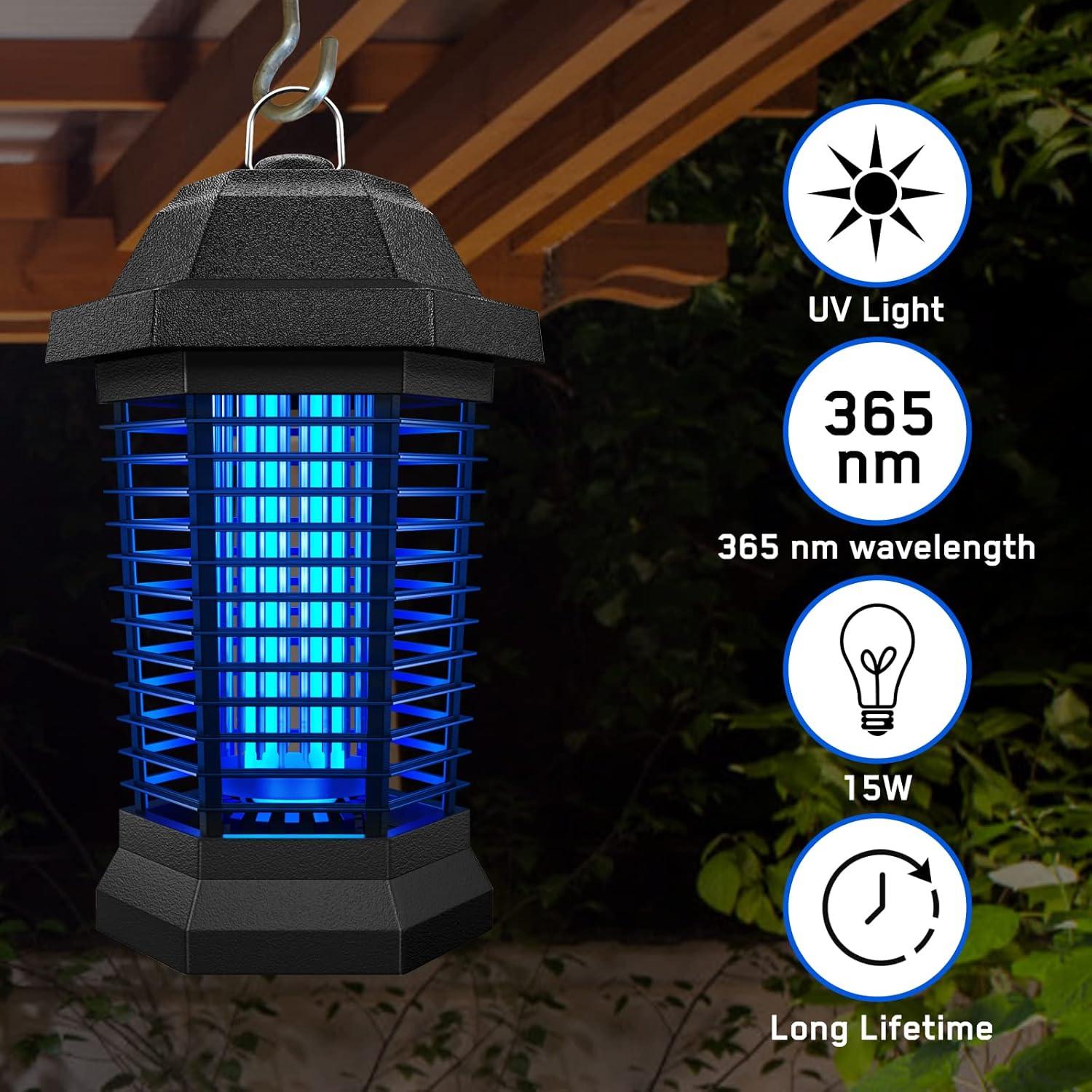 Bombilla de Reemplazo GOOTOP 15W para Insecticidas T6, K15, T9, X3