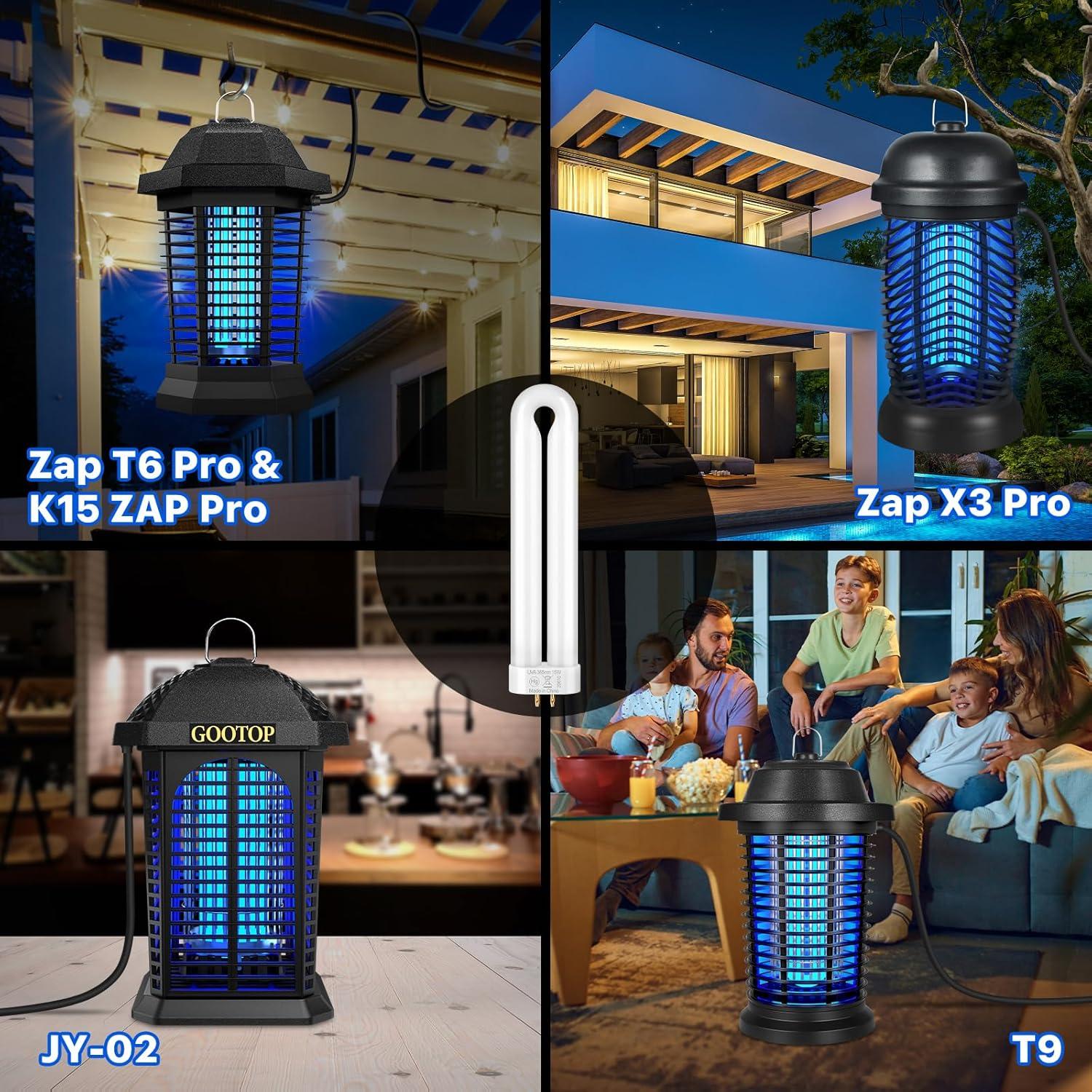 Bombilla de Reemplazo GOOTOP 15W para Insecticidas T6, K15, T9, X3