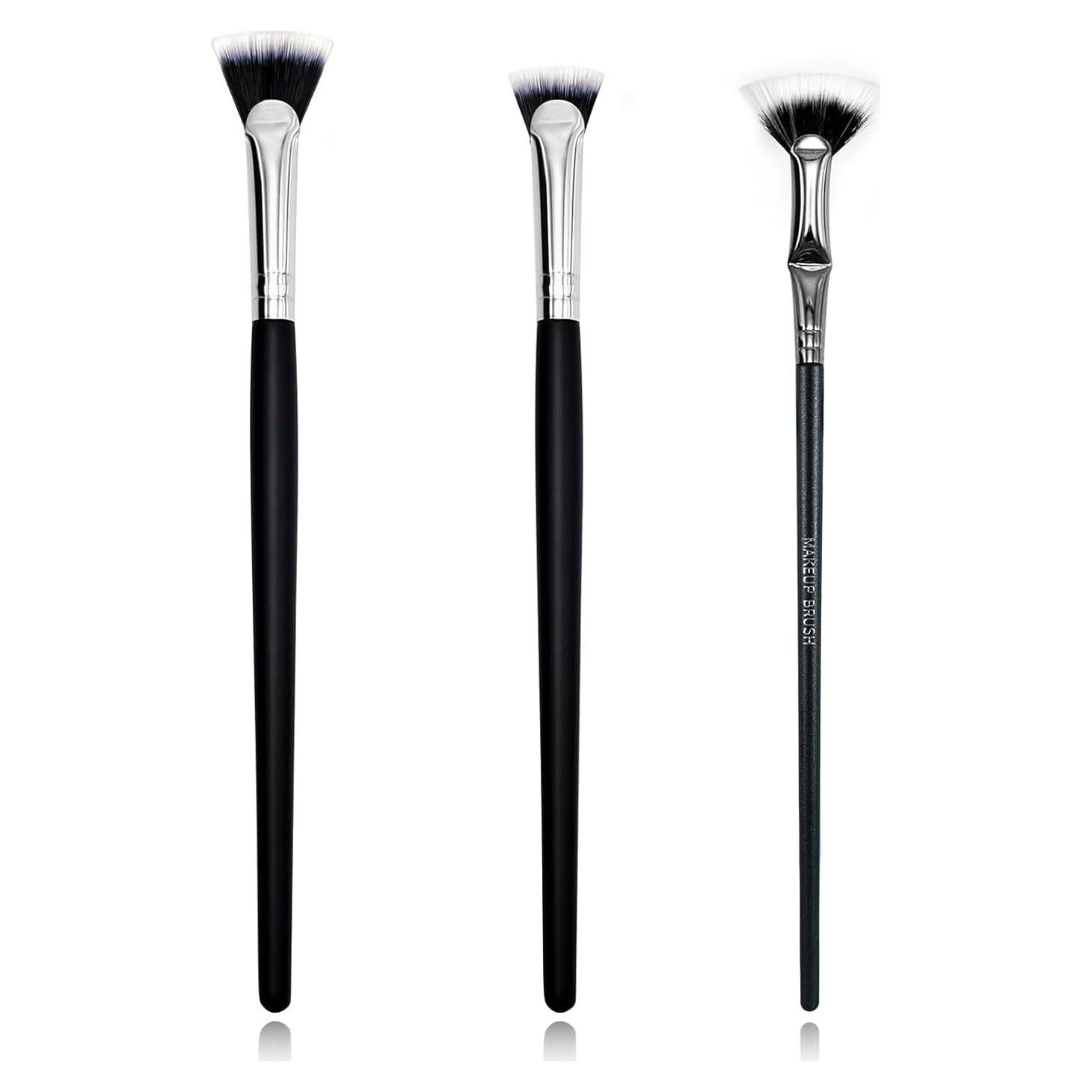 Conjunto de 3 Brochas de Fan para Pestañas Zvrlampro