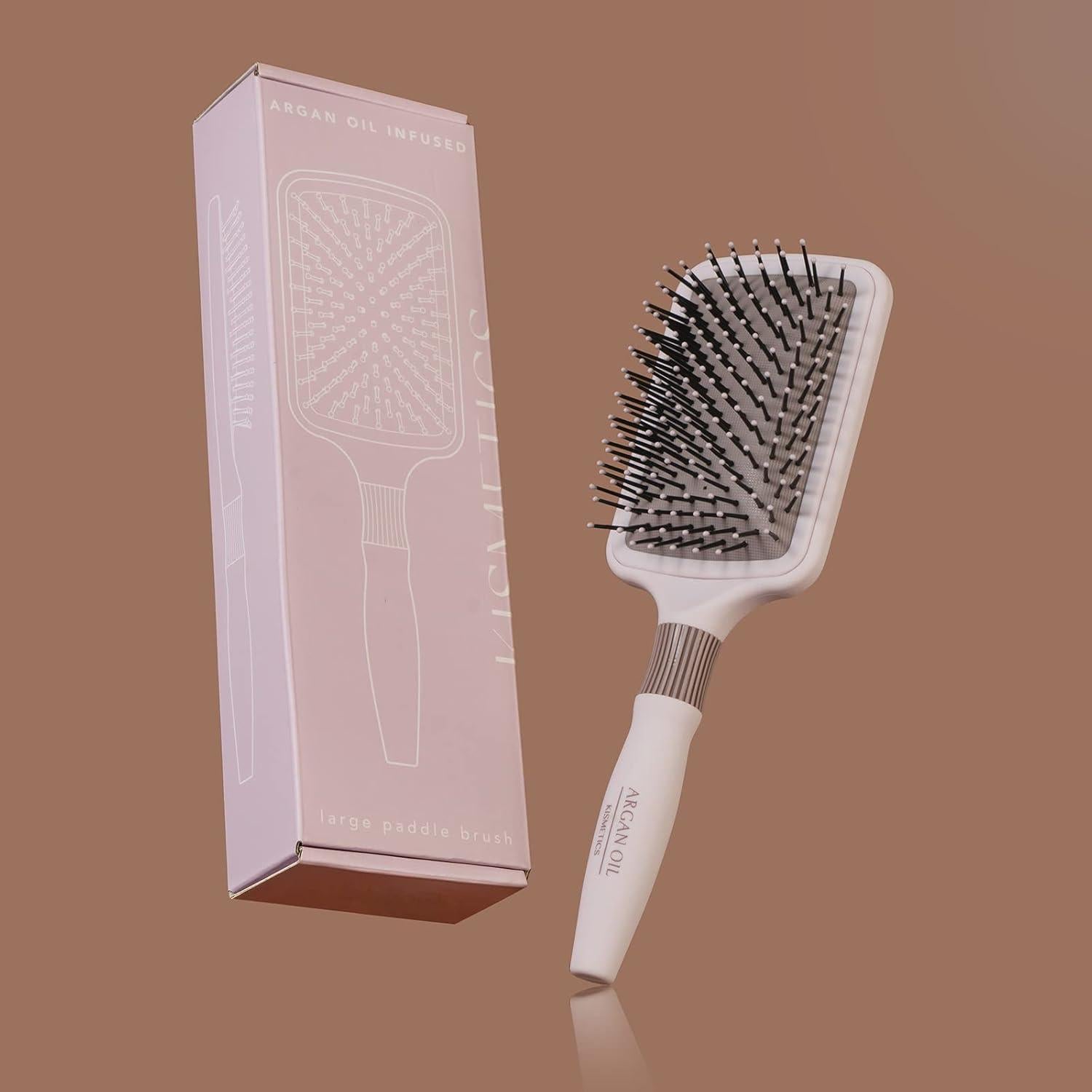 Cepillo de paleta KISMETICS con aceite de argán - 28.7x9.1cm