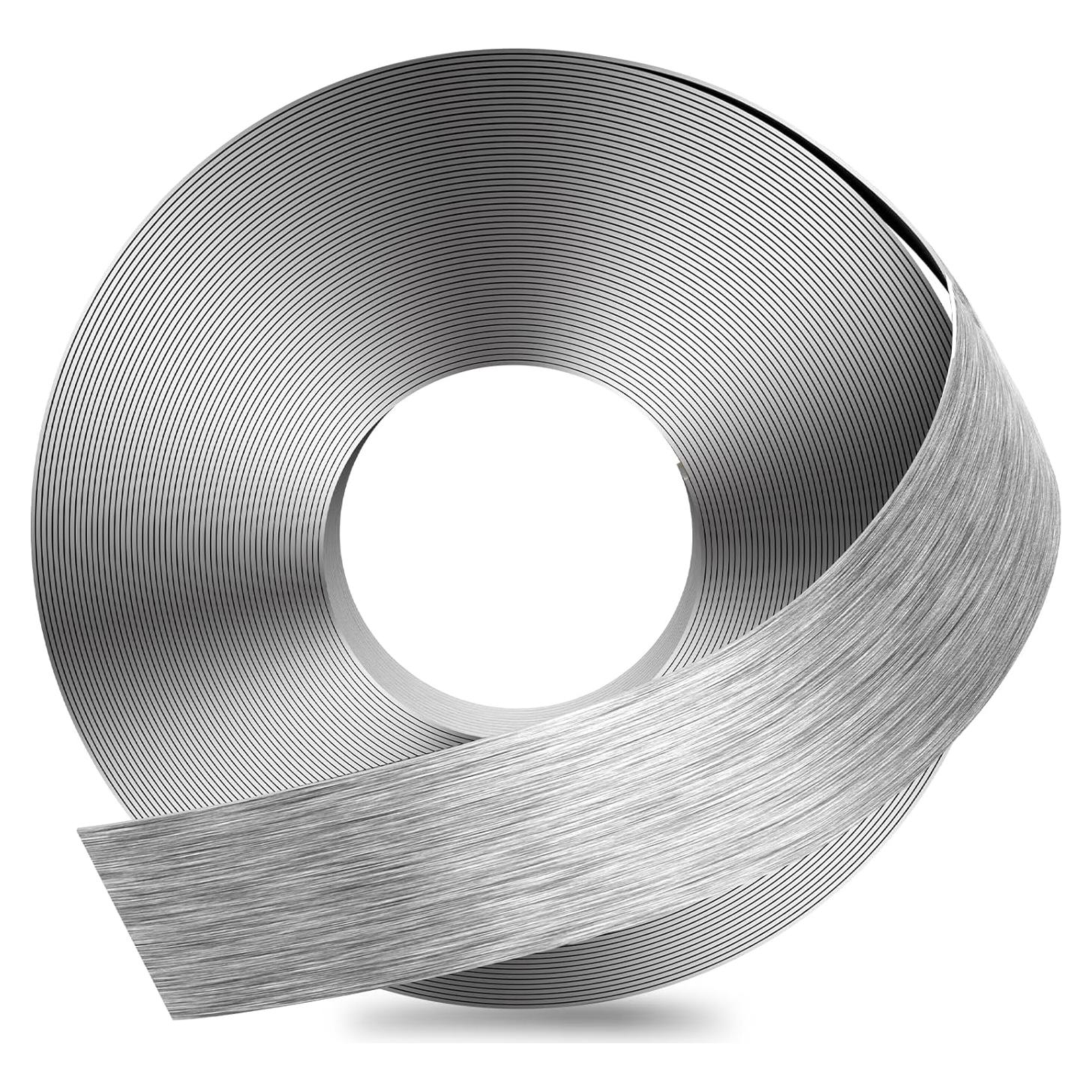 Banda de Biselado de PVC GSCIT Club 5 cm x 15 m Gris Plata