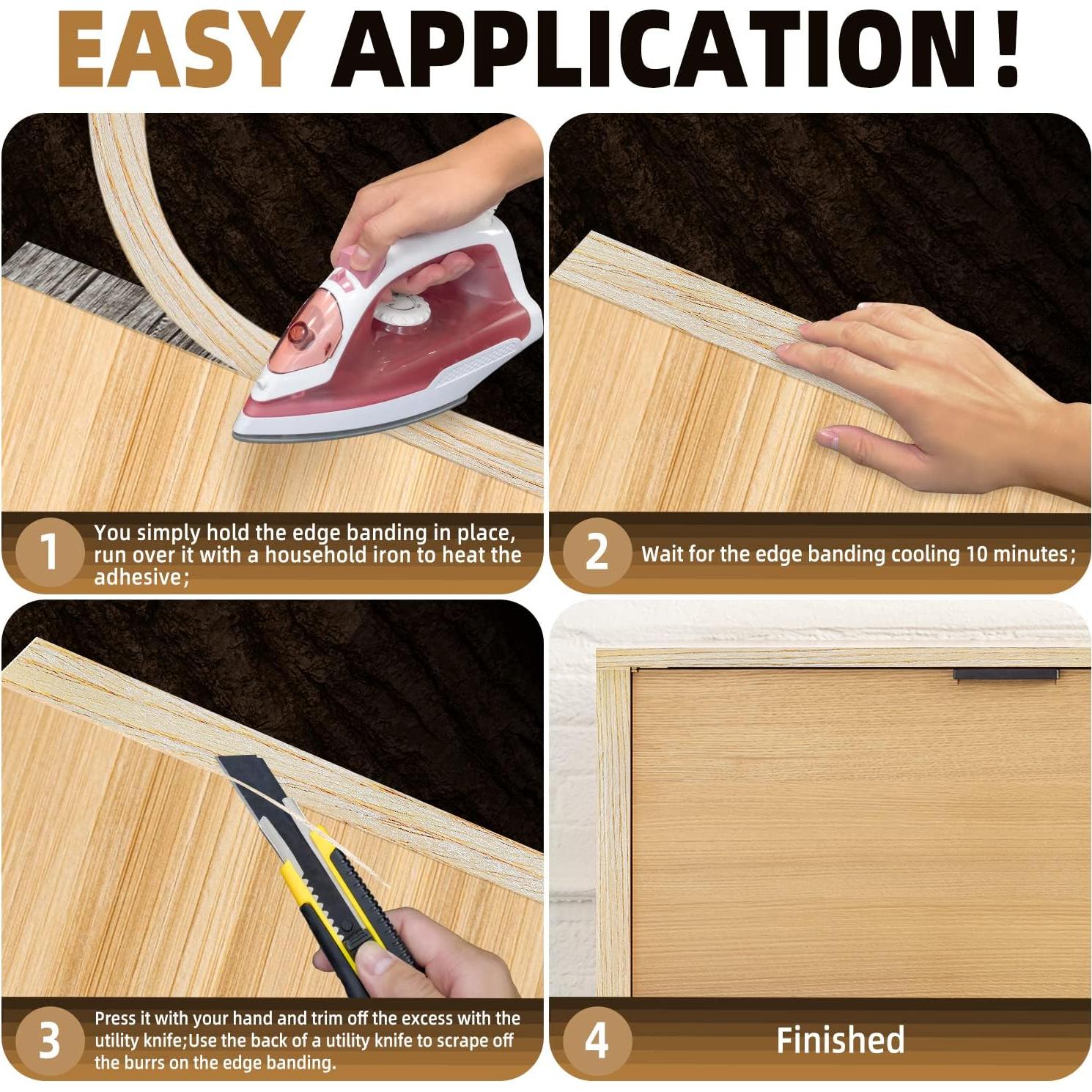 Banda de Biselado de Roble GSCIT Club 19mm x 7.62m 0.3mm