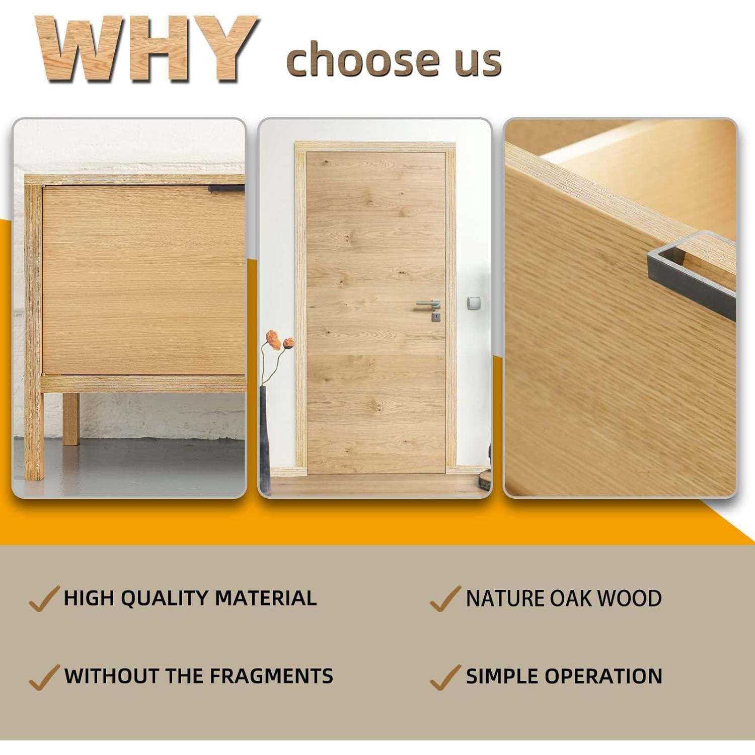 Banda de Biselado de Roble GSCIT Club 19mm x 7.62m 0.3mm