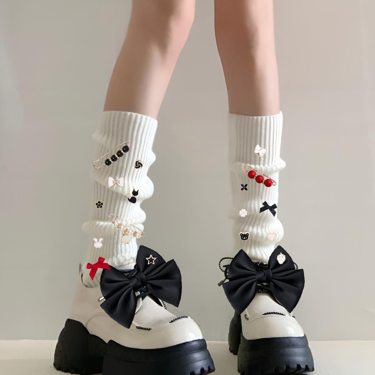 38 Encantos para Zapatos Lospfo - Decoración de Lazos de Satén