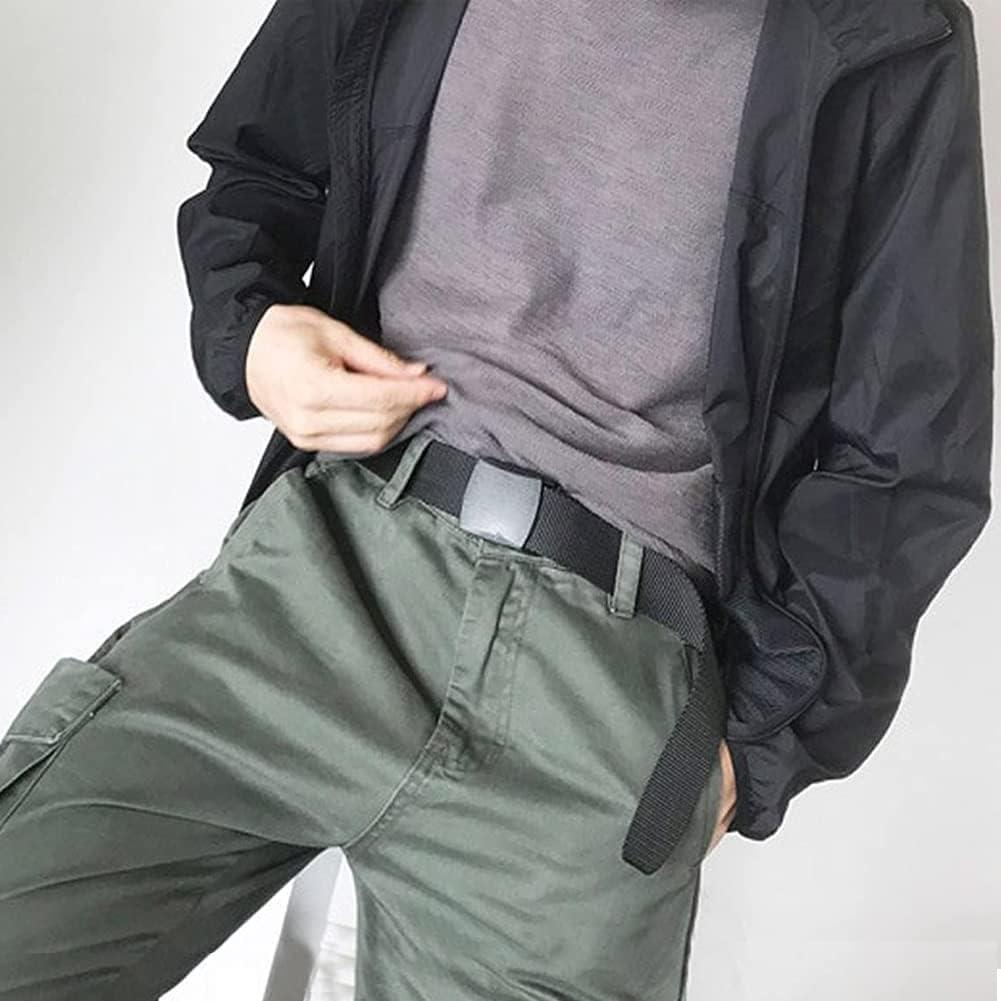 Cinturón Táctico Militar WYuZe Ajustable Nylon Negro 125 cm