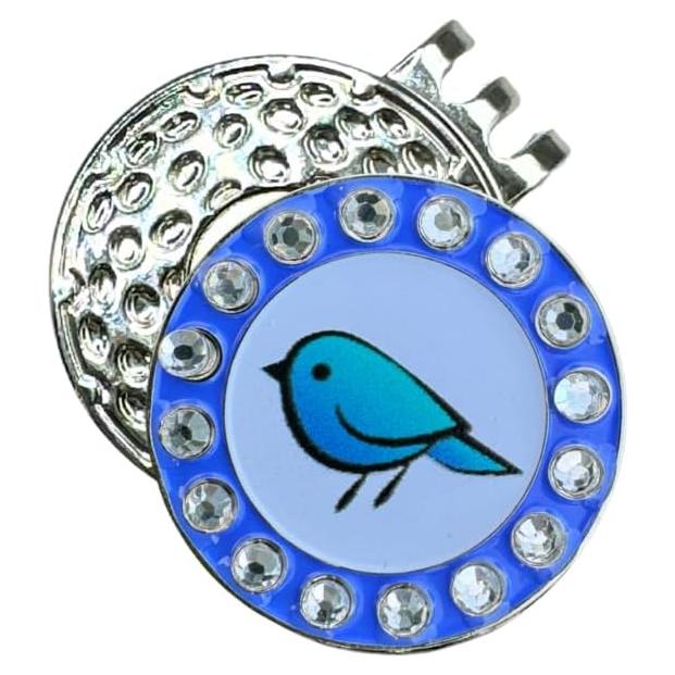 Clip de Sombrero Obirdie con Marcador de Pelota de Golf Birdie