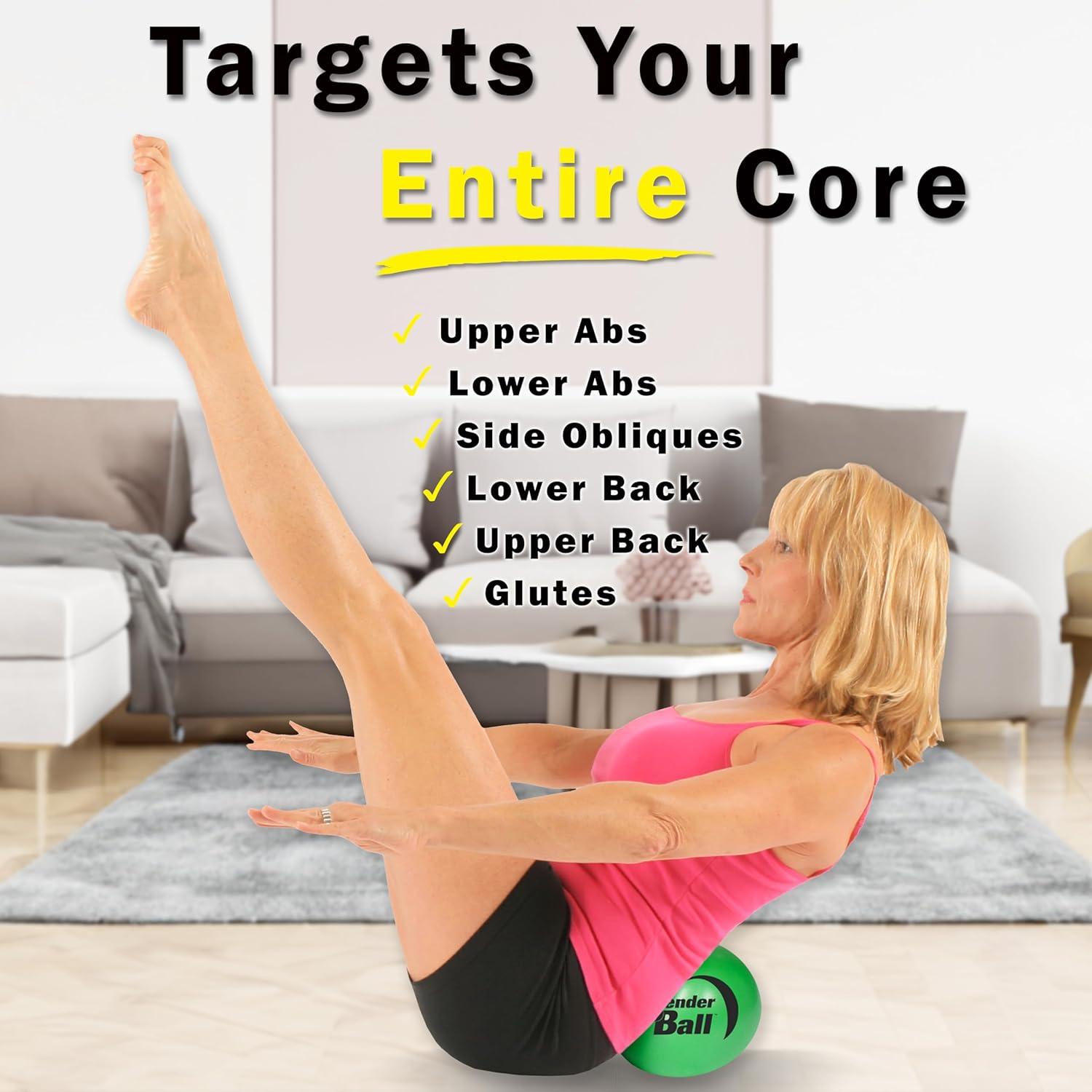 Pelota de Pilates Bender Ball 23 cm para Abdomen y Espalda