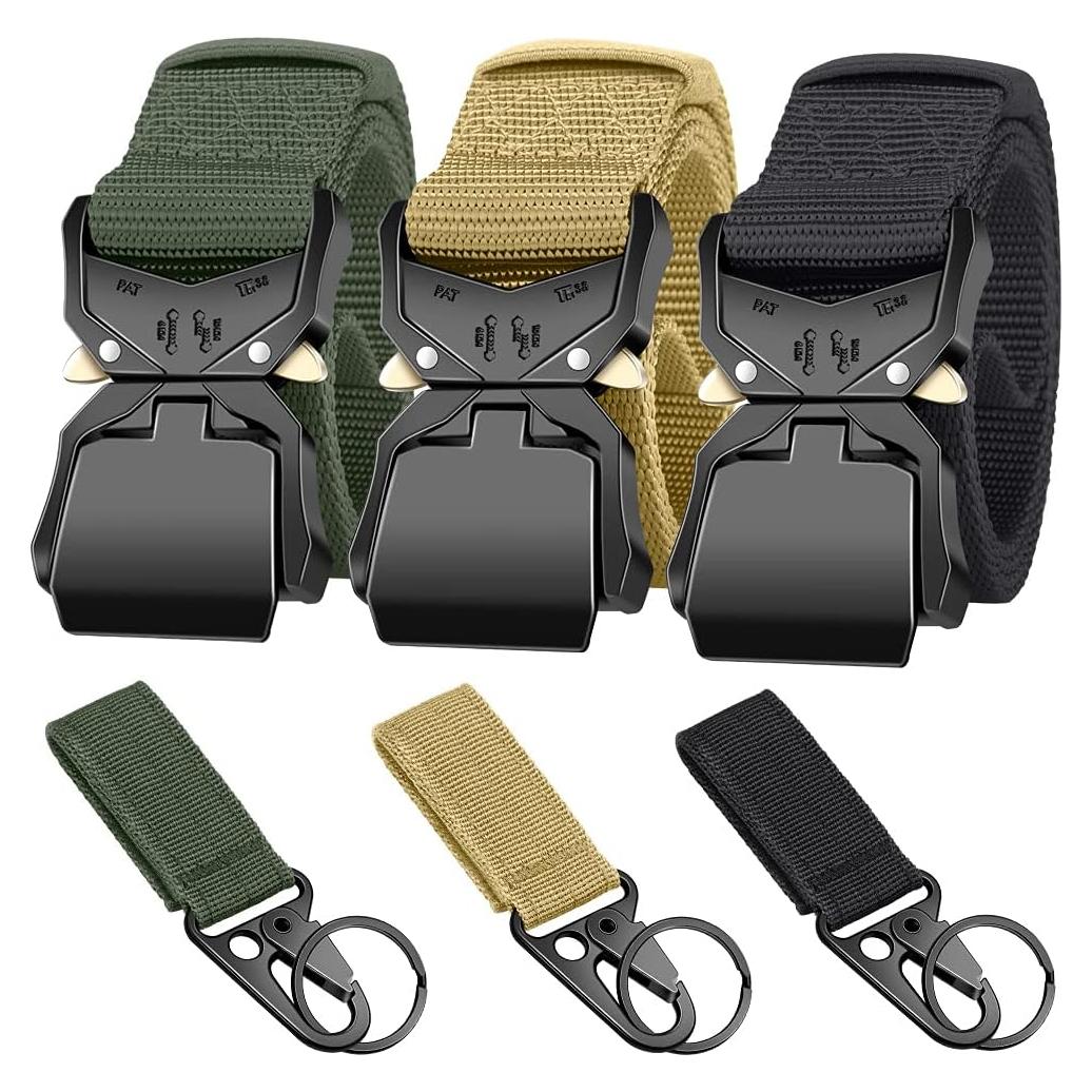 Cinturón Táctico Ginwee G-12 Nylon 130 cm Liberación Rápida