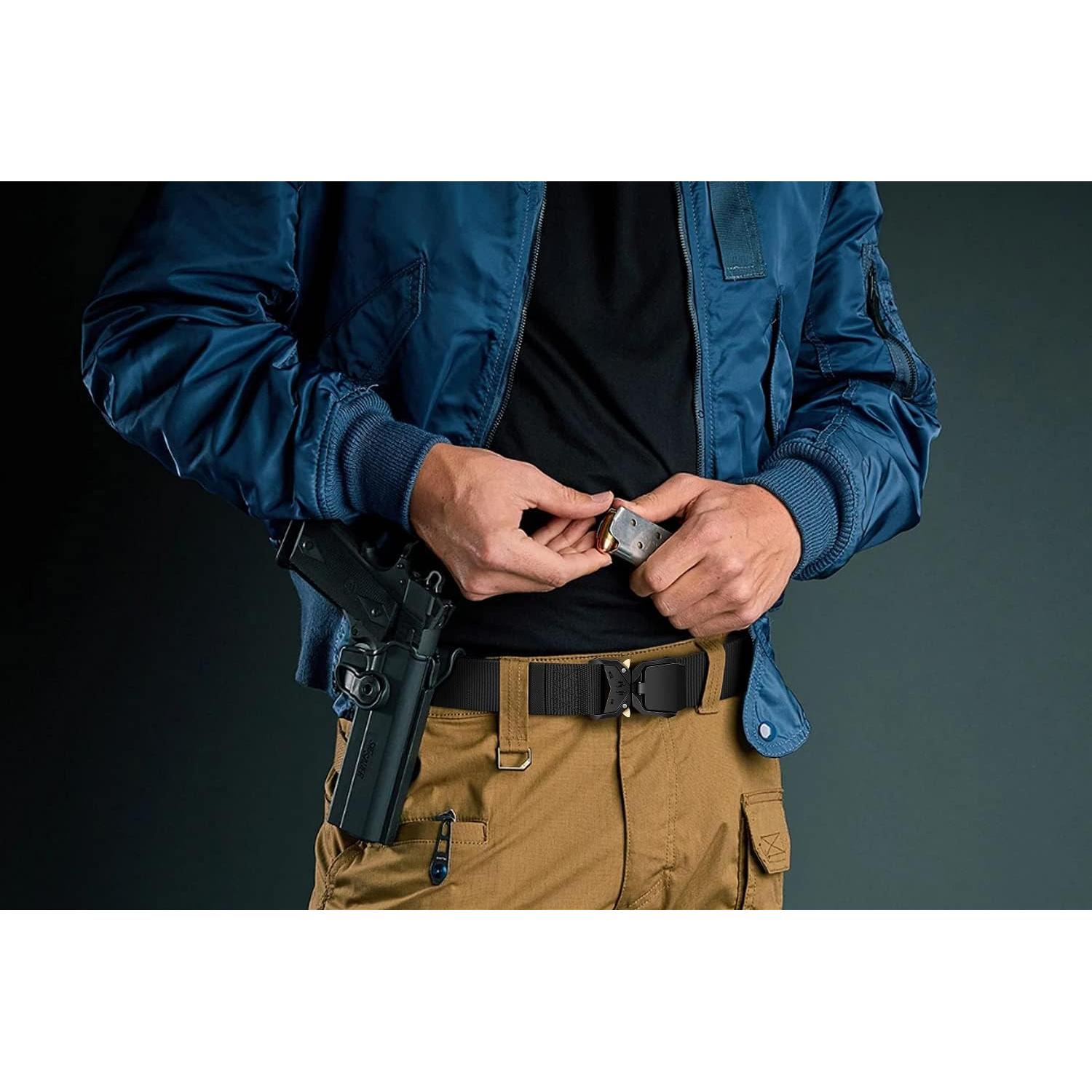 Cinturón Táctico Ginwee G-12 Nylon 130 cm Liberación Rápida