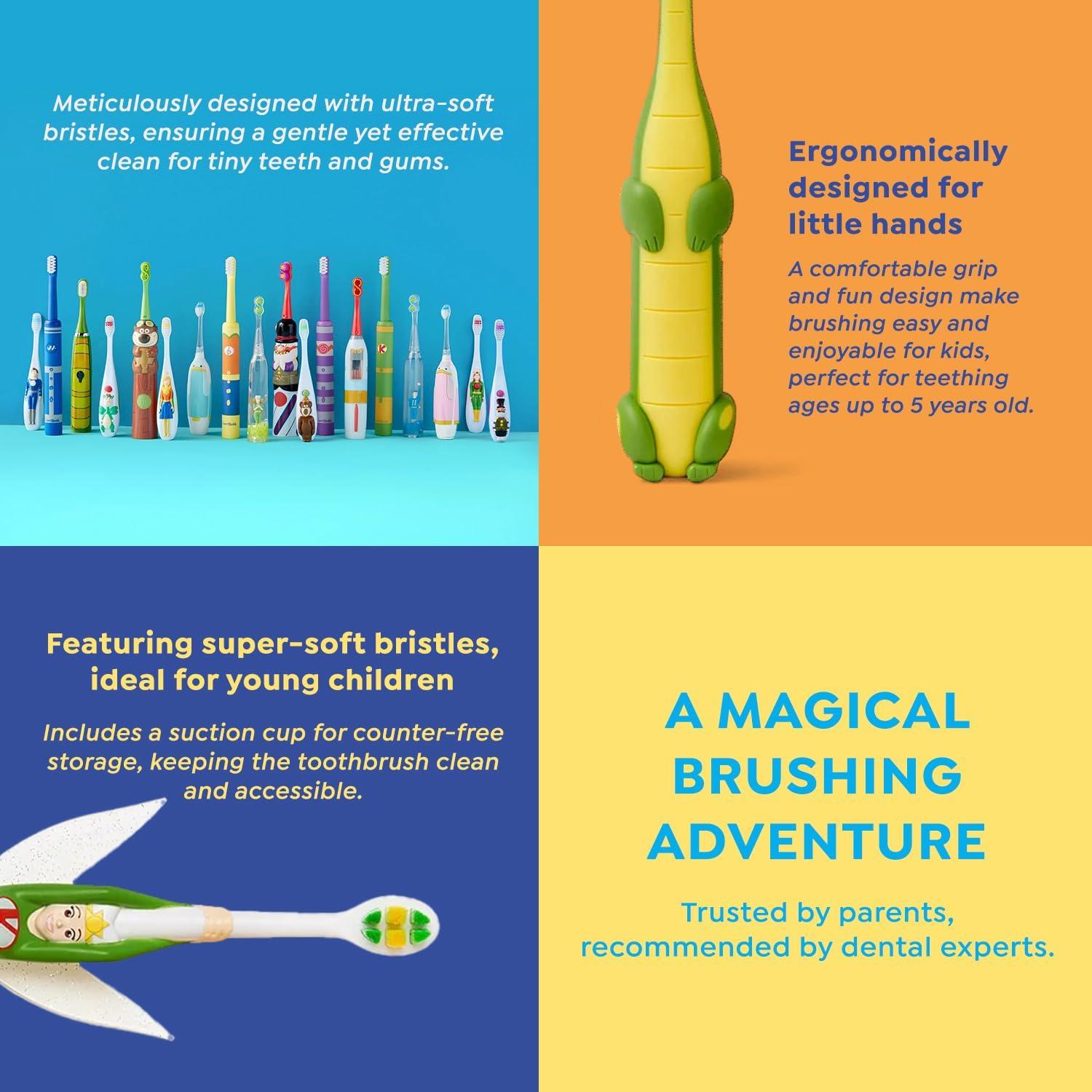 Cepillo de Dientes Ultra Suave SuperMouth para Niños 0-5 Años