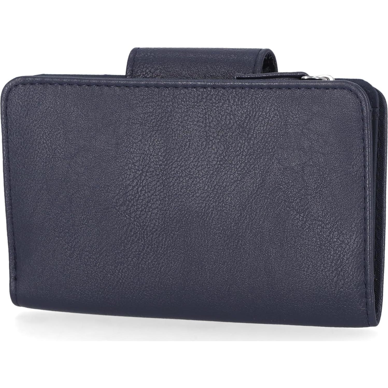 Cartera RFID de Cuero Vegano Nautica Close Reach Índigo