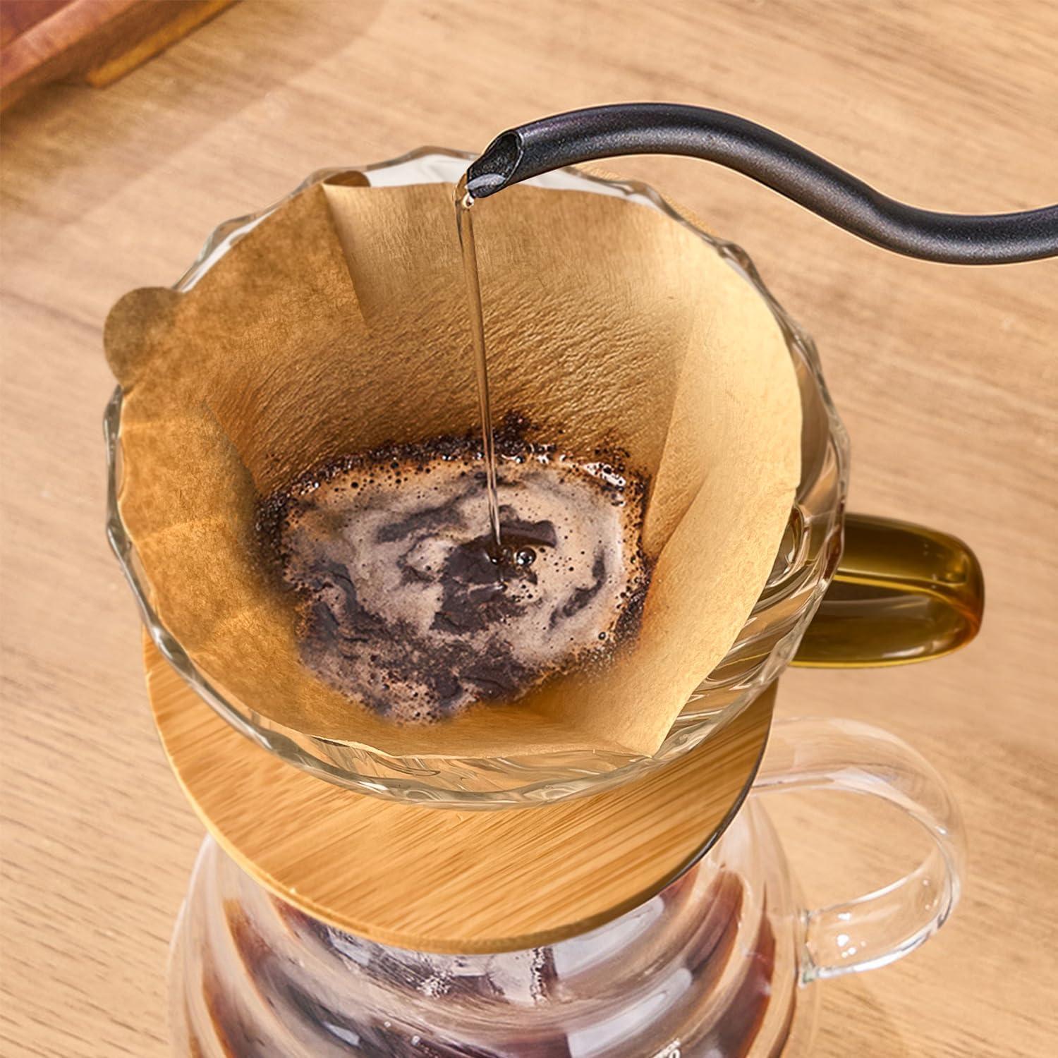 Goteador de Café de Vidrio Gute - 1 a 4 Tazas, Mango Ergonómico