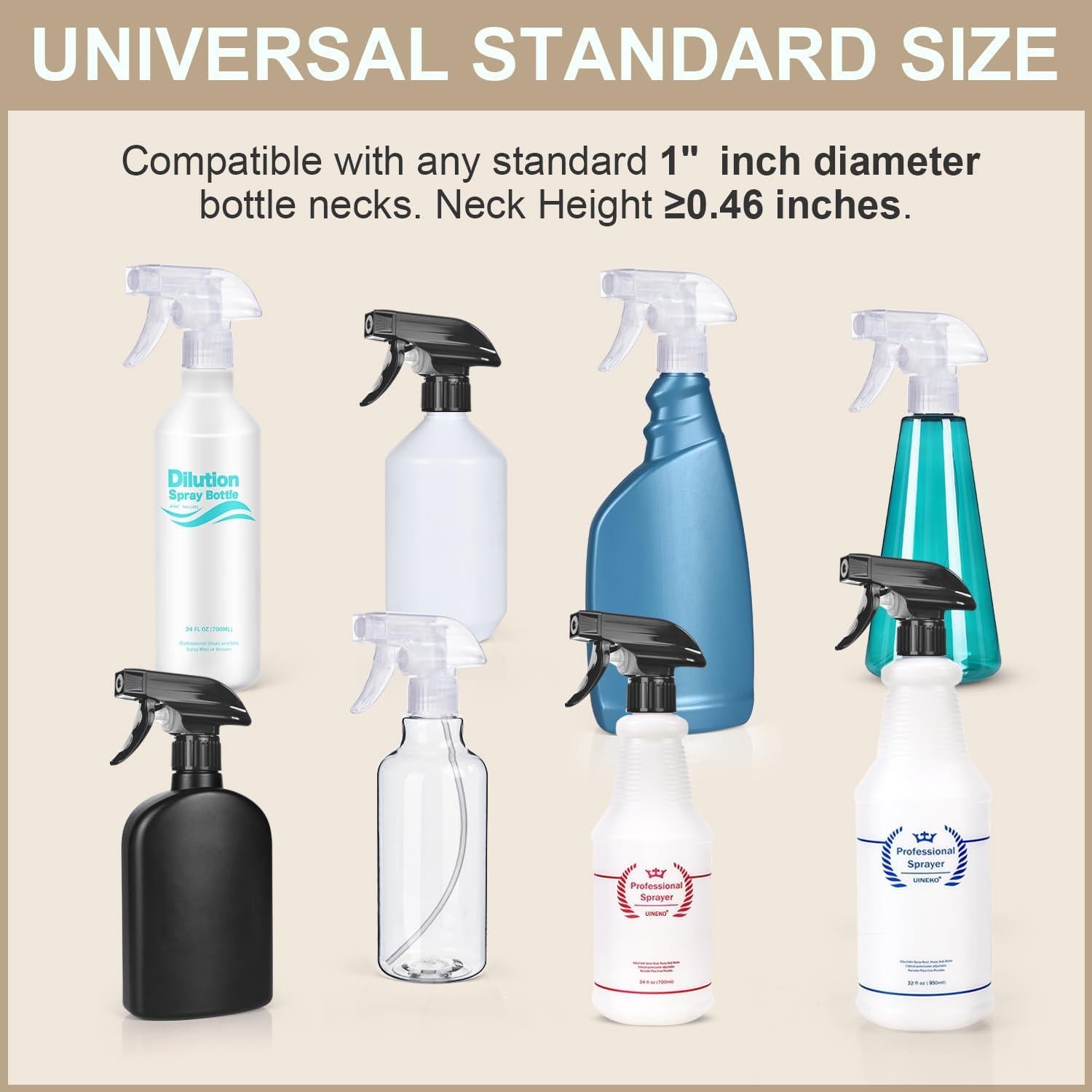 Boquillas de Spray Universales Bealee - Paquete de 6, 473ml-946ml