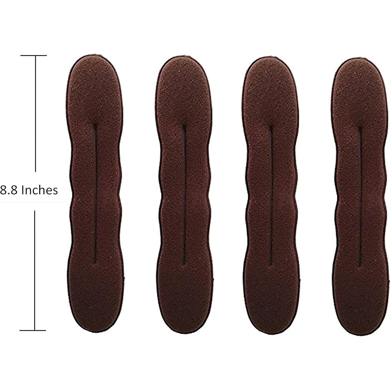 Creador de Moños Grande Styla Hair Castaño - 4 Piezas