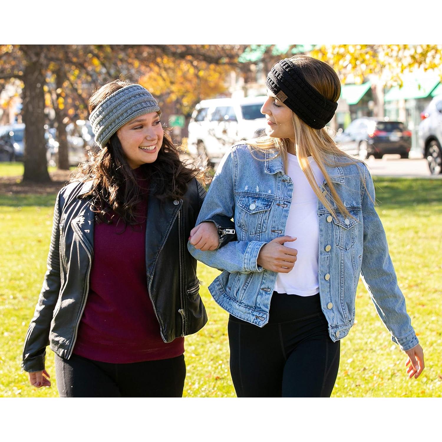 Diadema de Tejido Acogedor Funky Junque para Mujeres - Paquete de 2