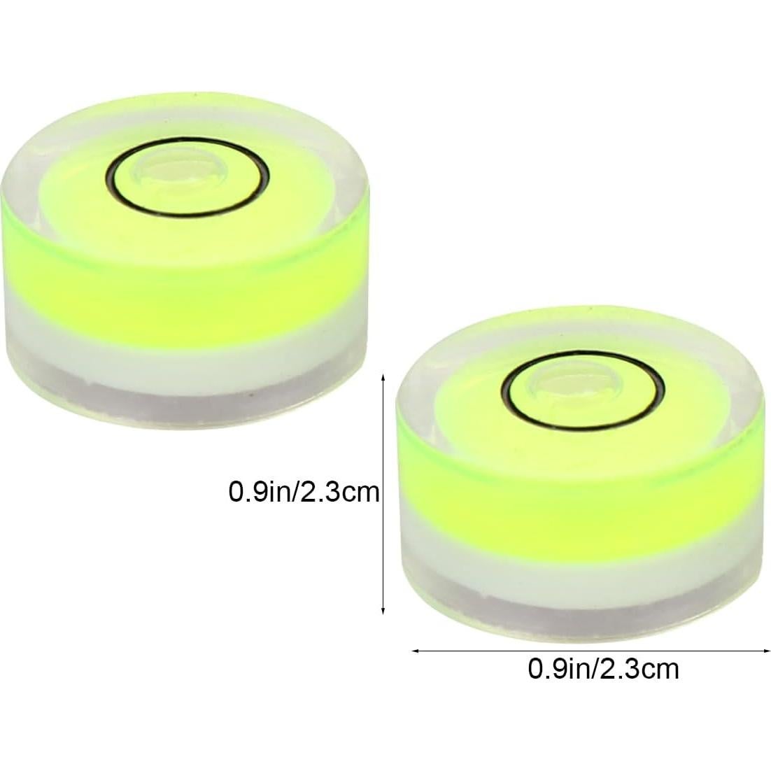 Nivel de Burbuja Circular ULTECHNOVO 18x9mm Verde - 10 Pcs