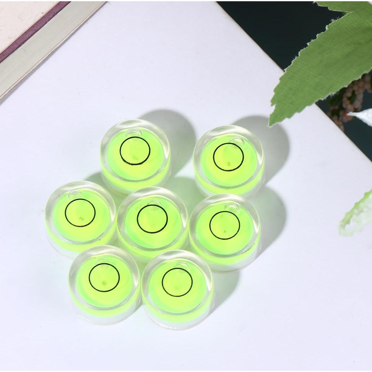 Nivel de Burbuja Circular ULTECHNOVO 18x9mm Verde - 10 Pcs