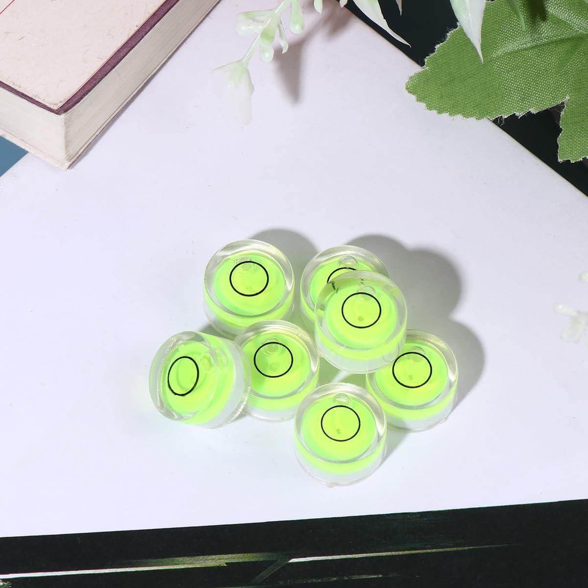 Nivel de Burbuja Circular ULTECHNOVO 18x9mm Verde - 10 Pcs