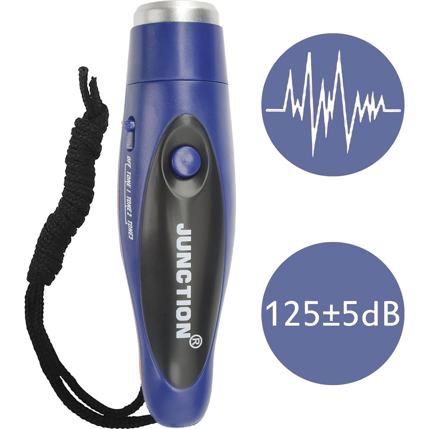 Silbato Electrónico Xflyee 01 Alto Volumen 3 Tonos Azul