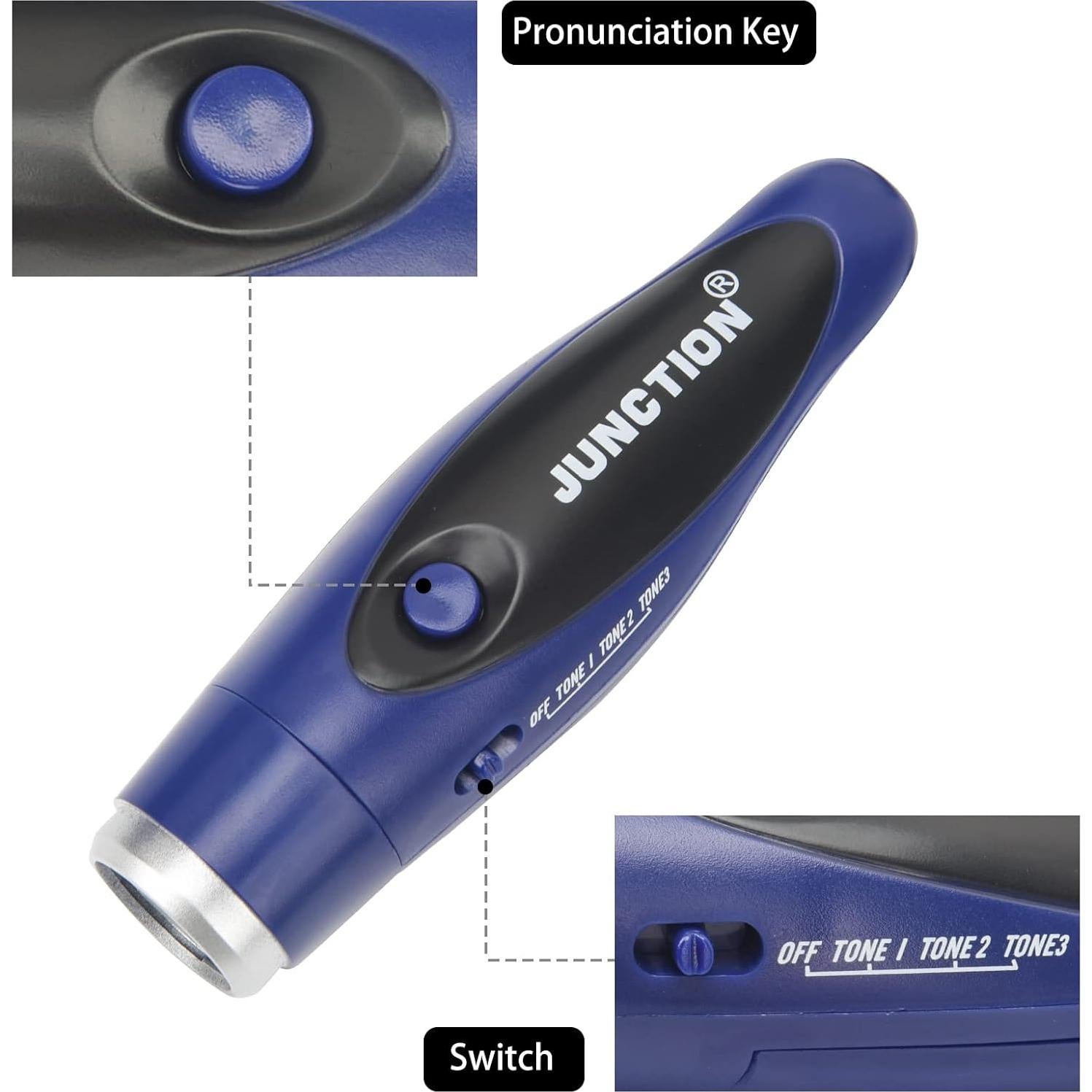 Silbato Electrónico Xflyee 01 Alto Volumen 3 Tonos Azul