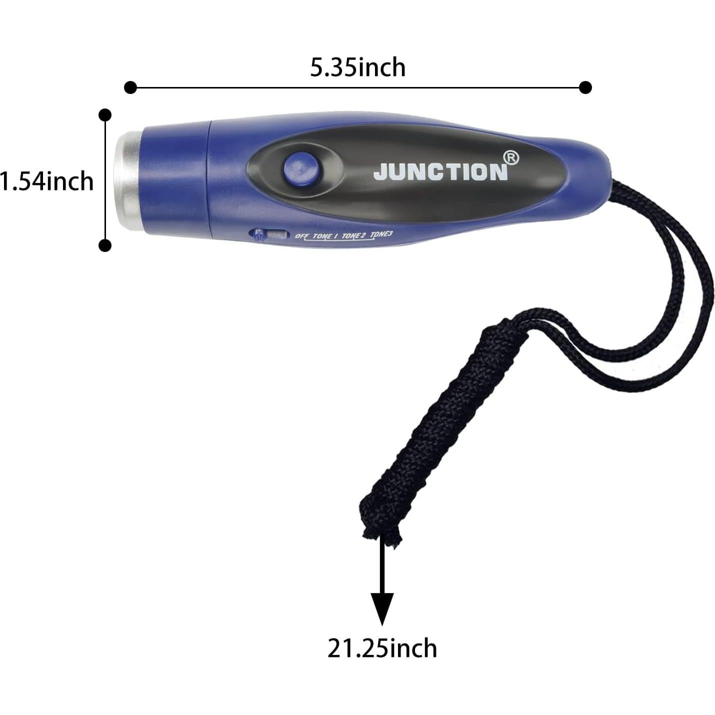 Silbato Electrónico Xflyee 01 Alto Volumen 3 Tonos Azul