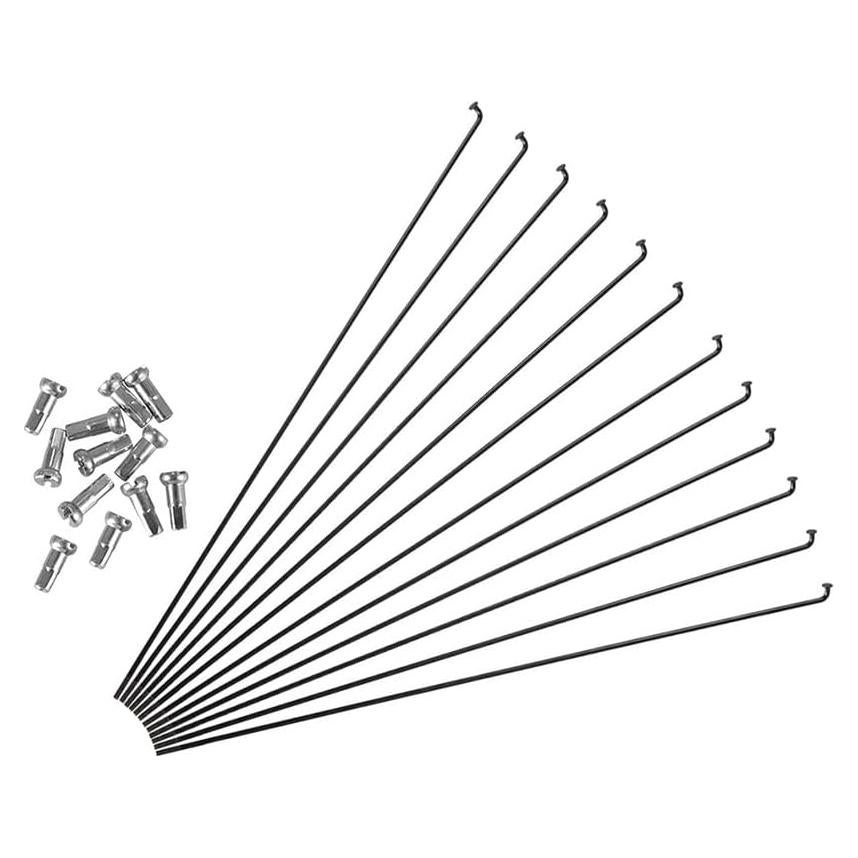 Radios de Bicicleta ZYAMY 14G J Curvados 290mm Acero Inoxidable