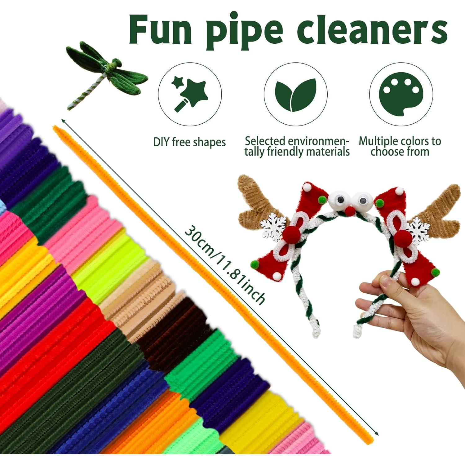 1200 Limpiapipas Gruesos Veroave Multicolor para Manualidades